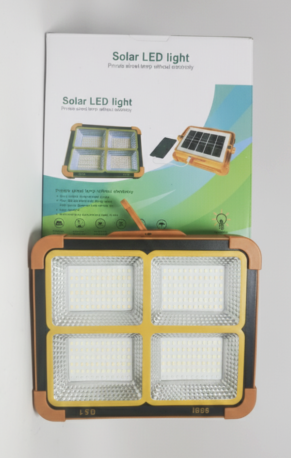Solar Rechargeable LED Emergency Light for Power Cut – Portable Backup Lamp for Home